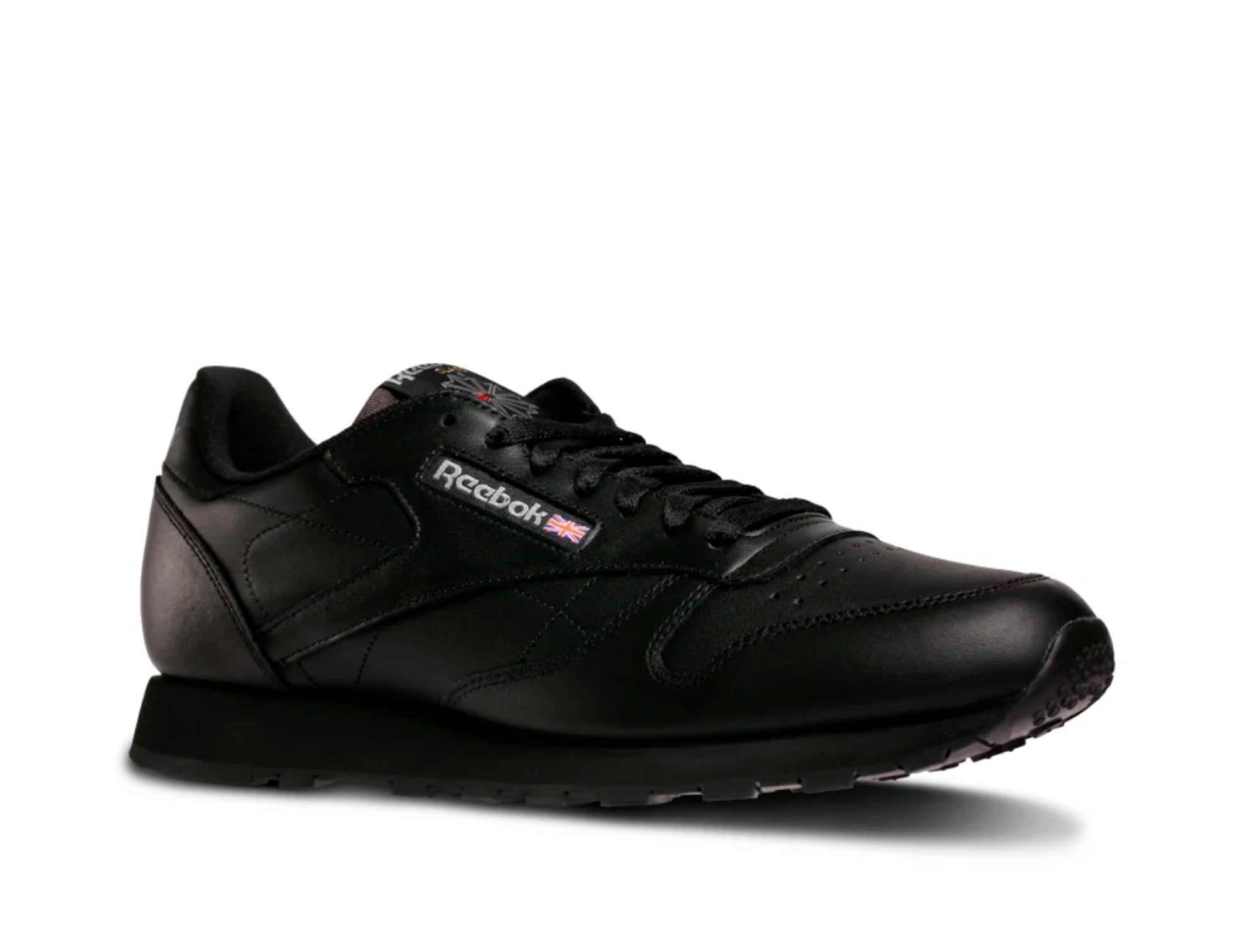 Zapatilla Reebok Cl Leather Hombre Negro