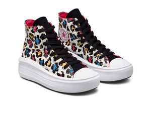 Zapatilla Converse Chuck Taylor Move Hi Cadete Blanco