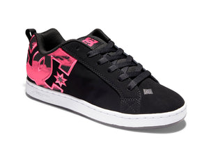 Zapatilla Dc Court Graffik Mujer Negro