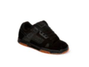 Zapatilla Dc Stag Hombre Negro - Suela Negro Gum