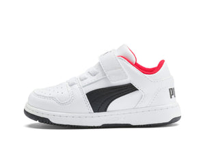 Zapatilla Puma Rebound Layup Infantil Blanco