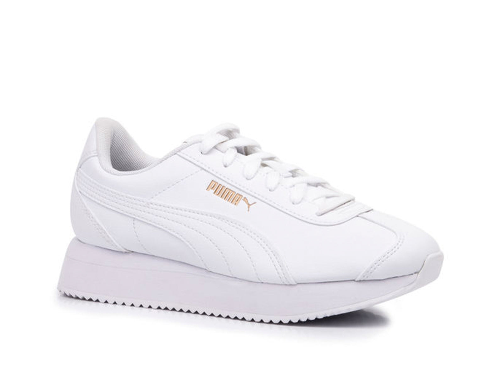 Zapatilla Puma Vikky Stacked Plataforma Mujer Blanco - Real Kicks