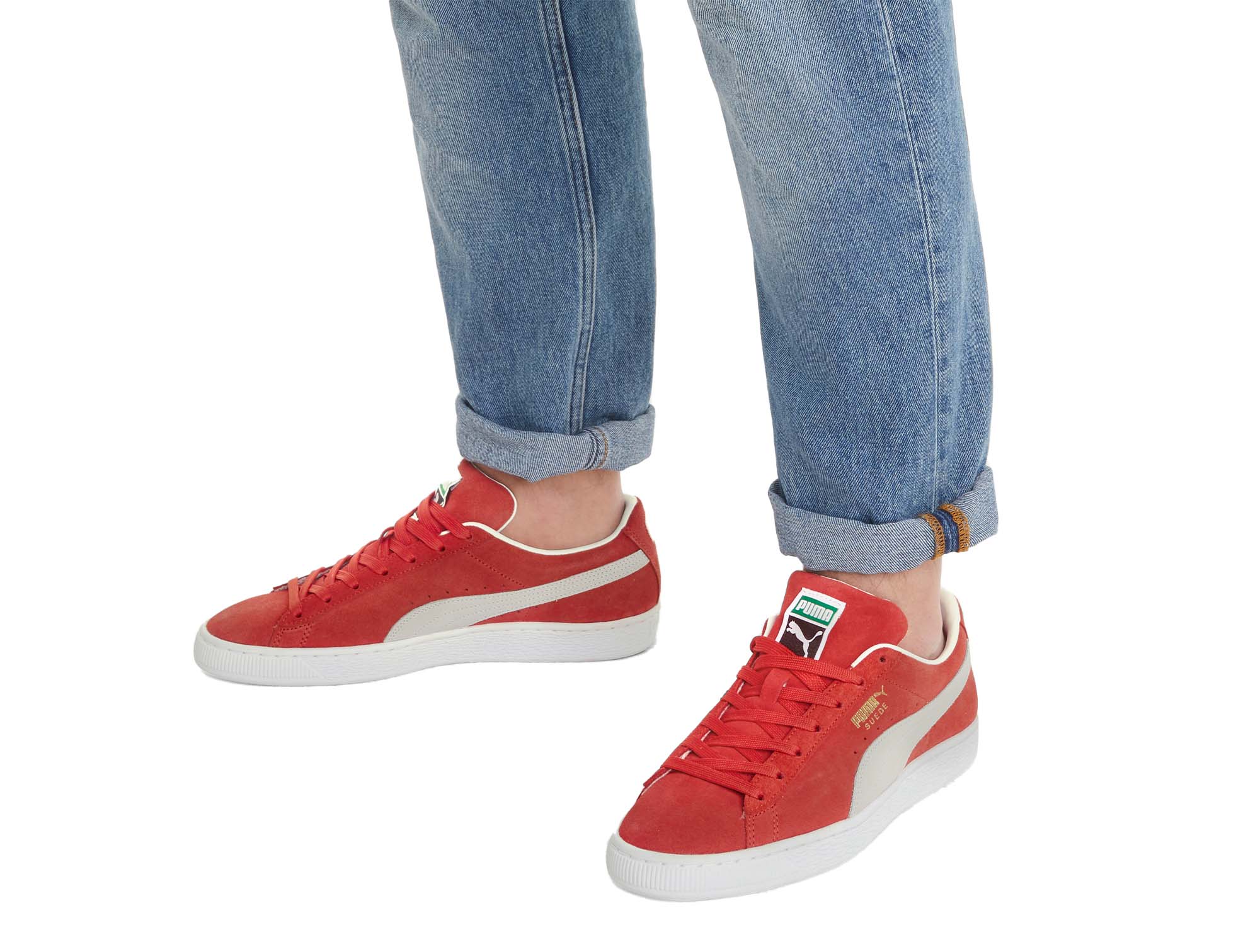 Zapatillas para Mujer Suede Classic Xxi, Rojo