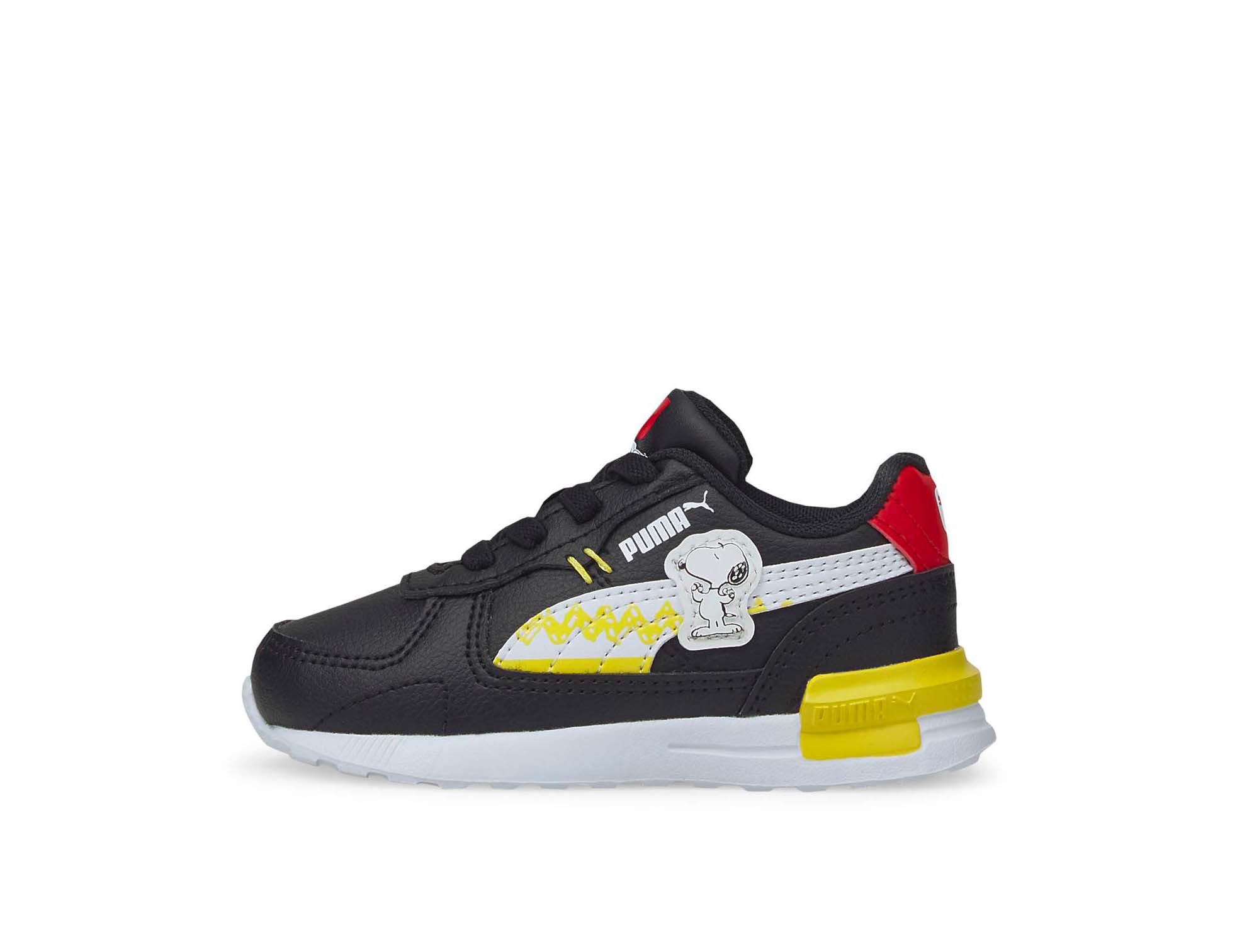 Zapatilla Puma Peanuts Graviton Infantil Negro