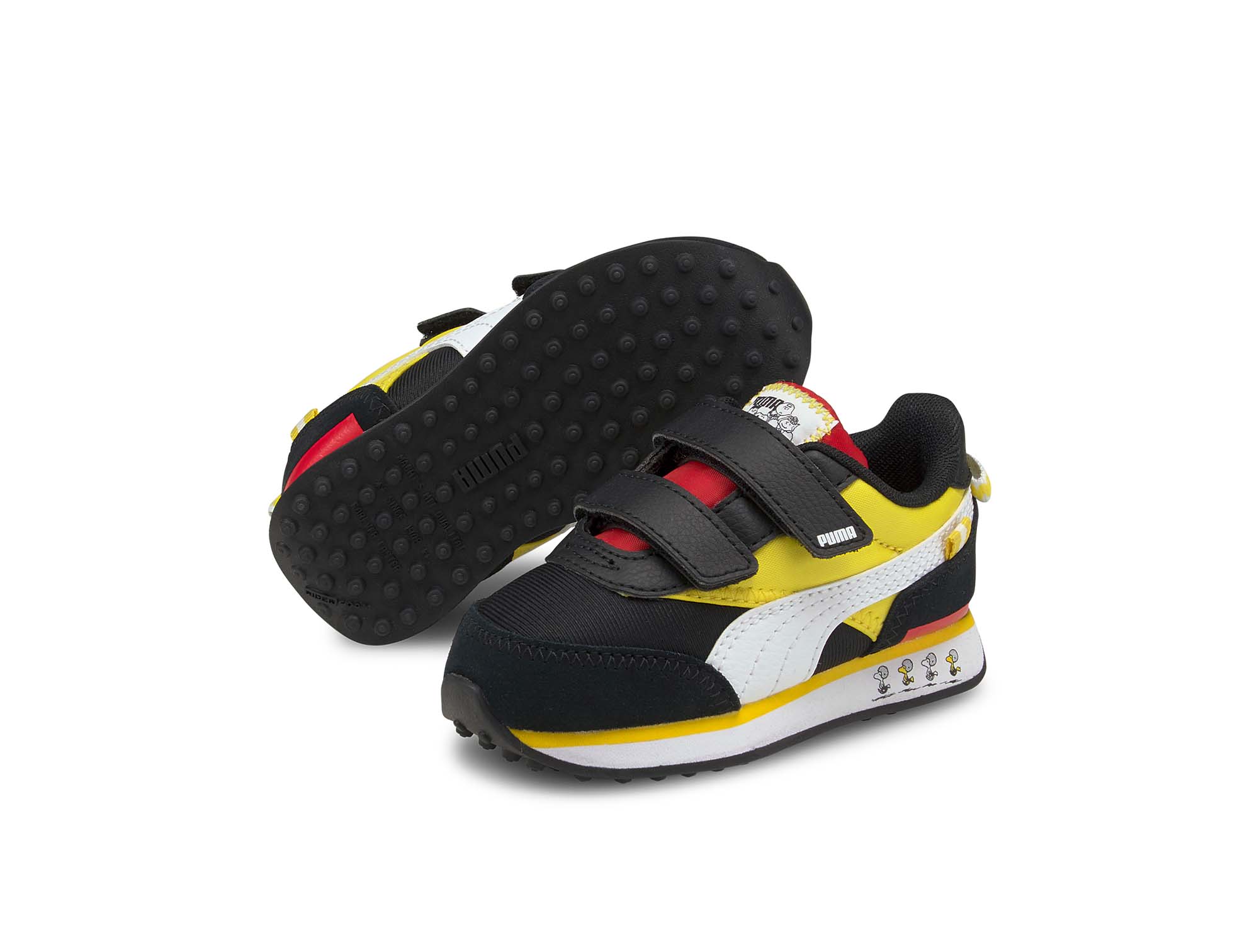 Zapatilla Puma Future Rider Infantil Negro