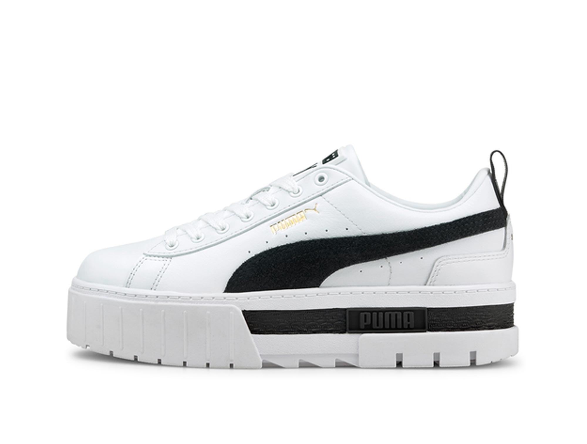 Zapatilla Puma Mayze Lth Mujer Blanco