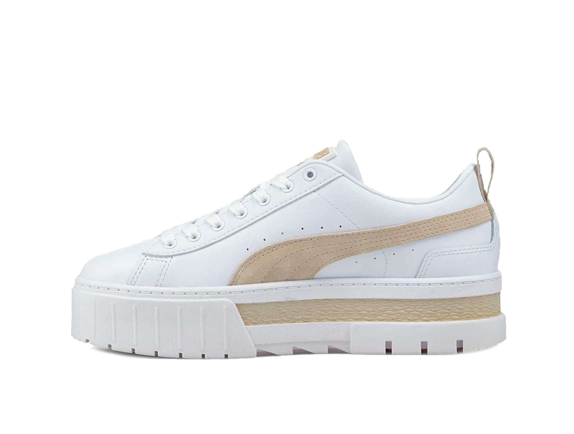 Zapatilla Puma Mayze Lth Mujer Blanco