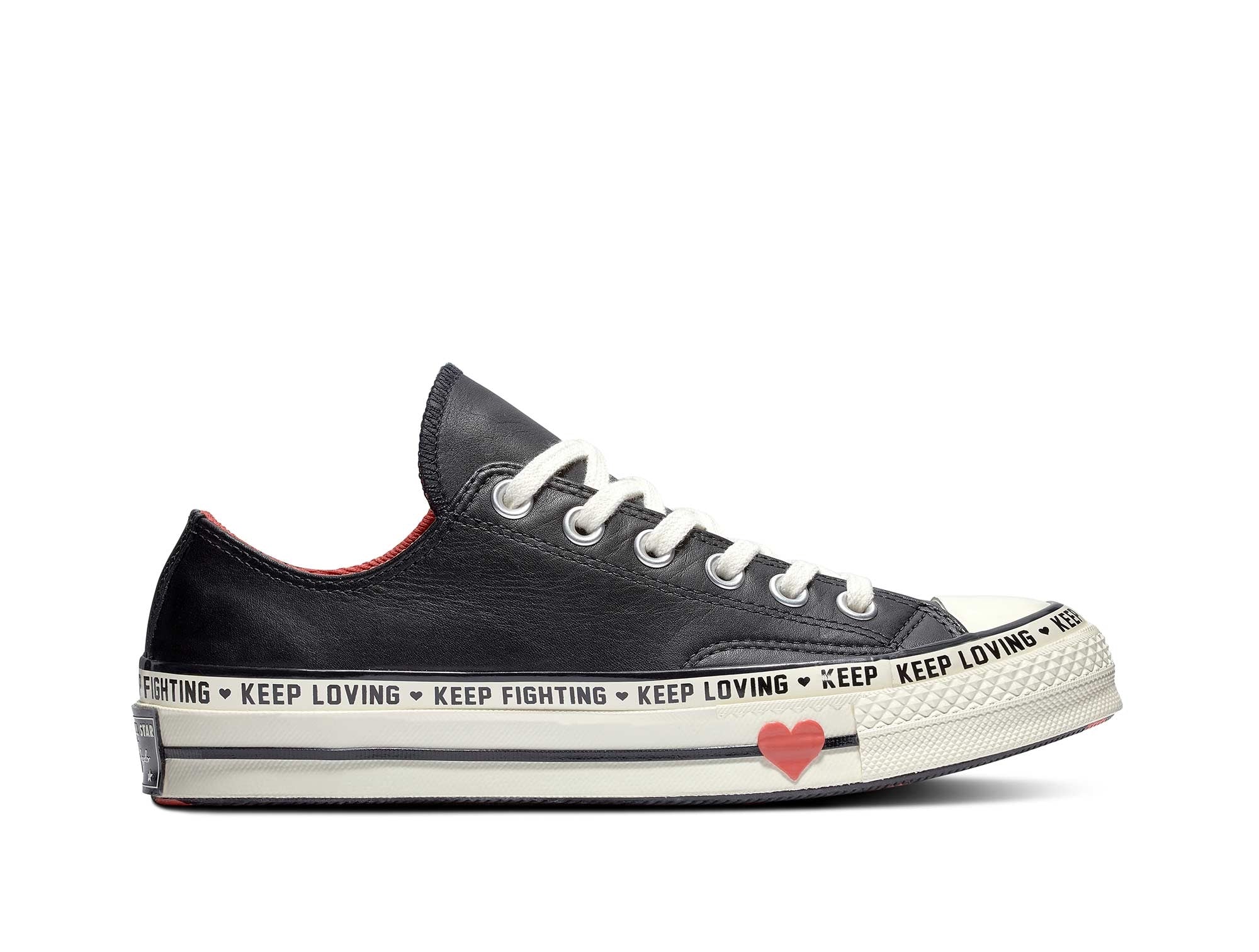 Zapatilla Converse Chuck Taylor 70 Cuero Mujer Negro