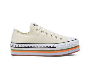 Zapatilla Converse C/T Plataforma Mujer Blanco