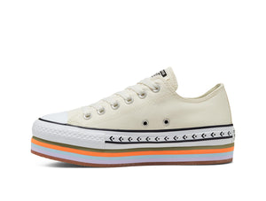 Zapatilla Converse C/T Plataforma Mujer Blanco