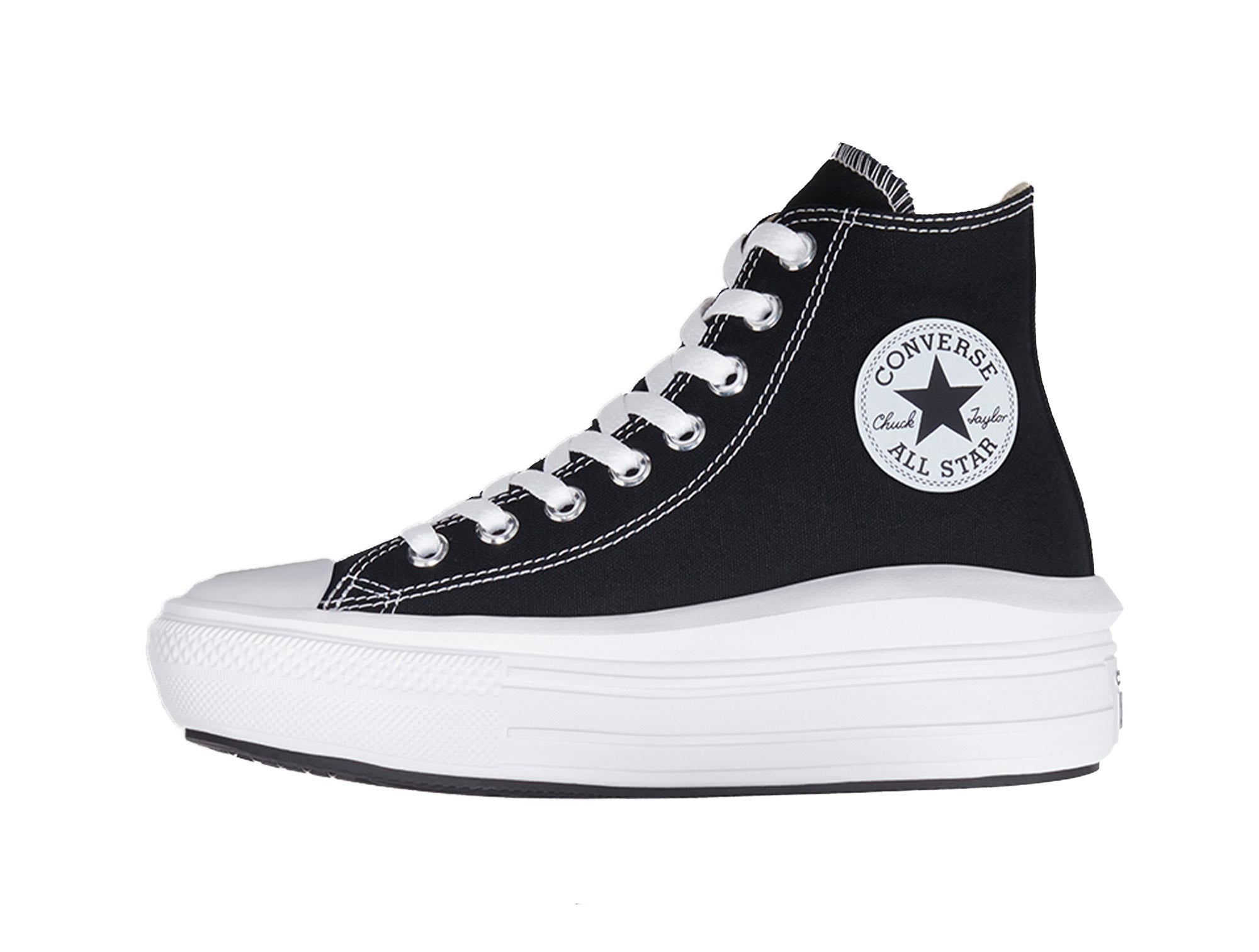 Zapatilla Converse Chuck Taylor Hi Move Mujer Negro