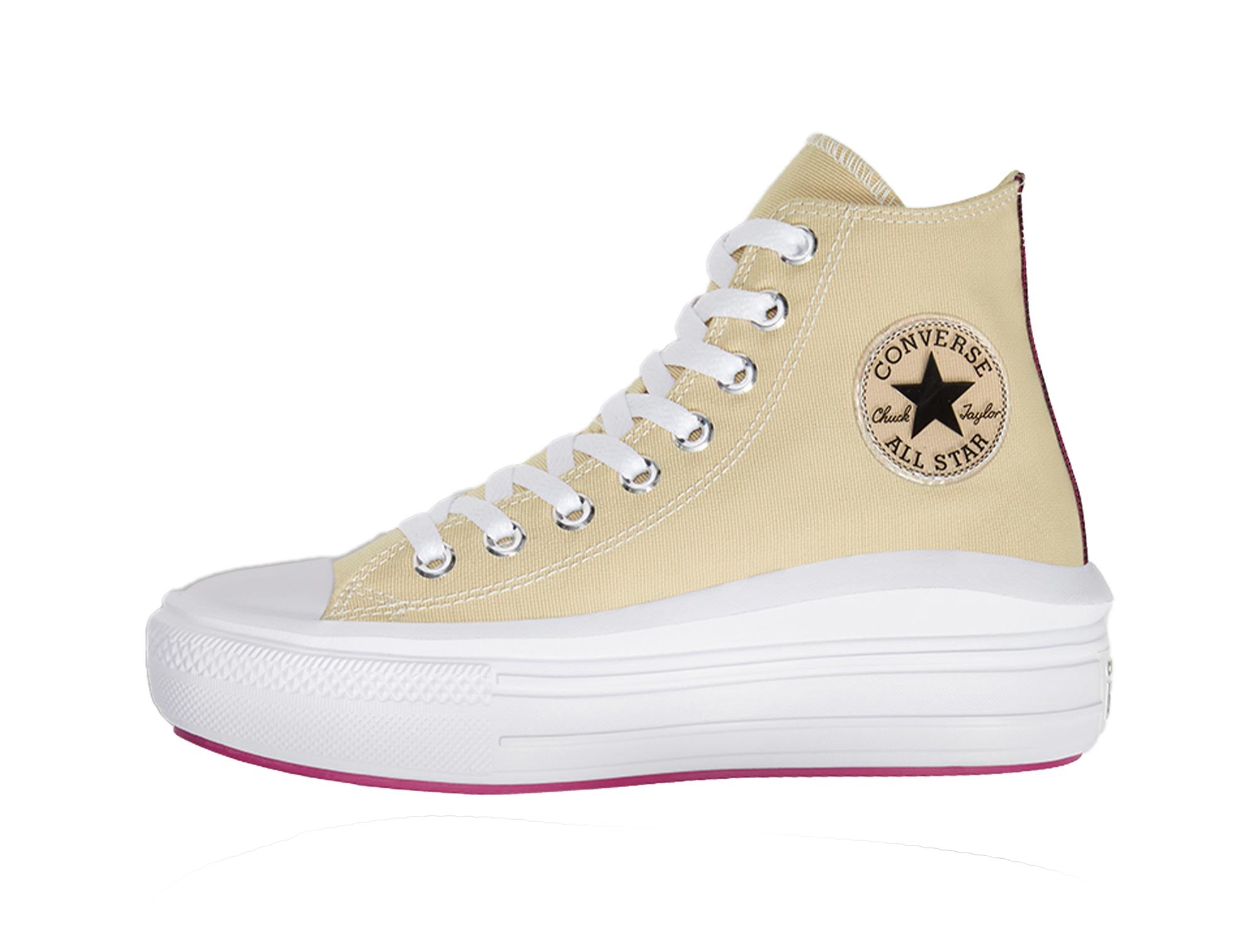 Zapatilla Converse Chuck Taylor Hi Move Beige