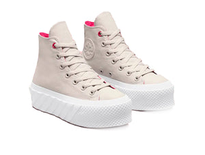 Zapatilla Converse C/T Plataforma Surface Fusion Mujer Rosa