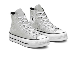 Zapatilla Converse Chuck Taylor Lift Mujer Plateado