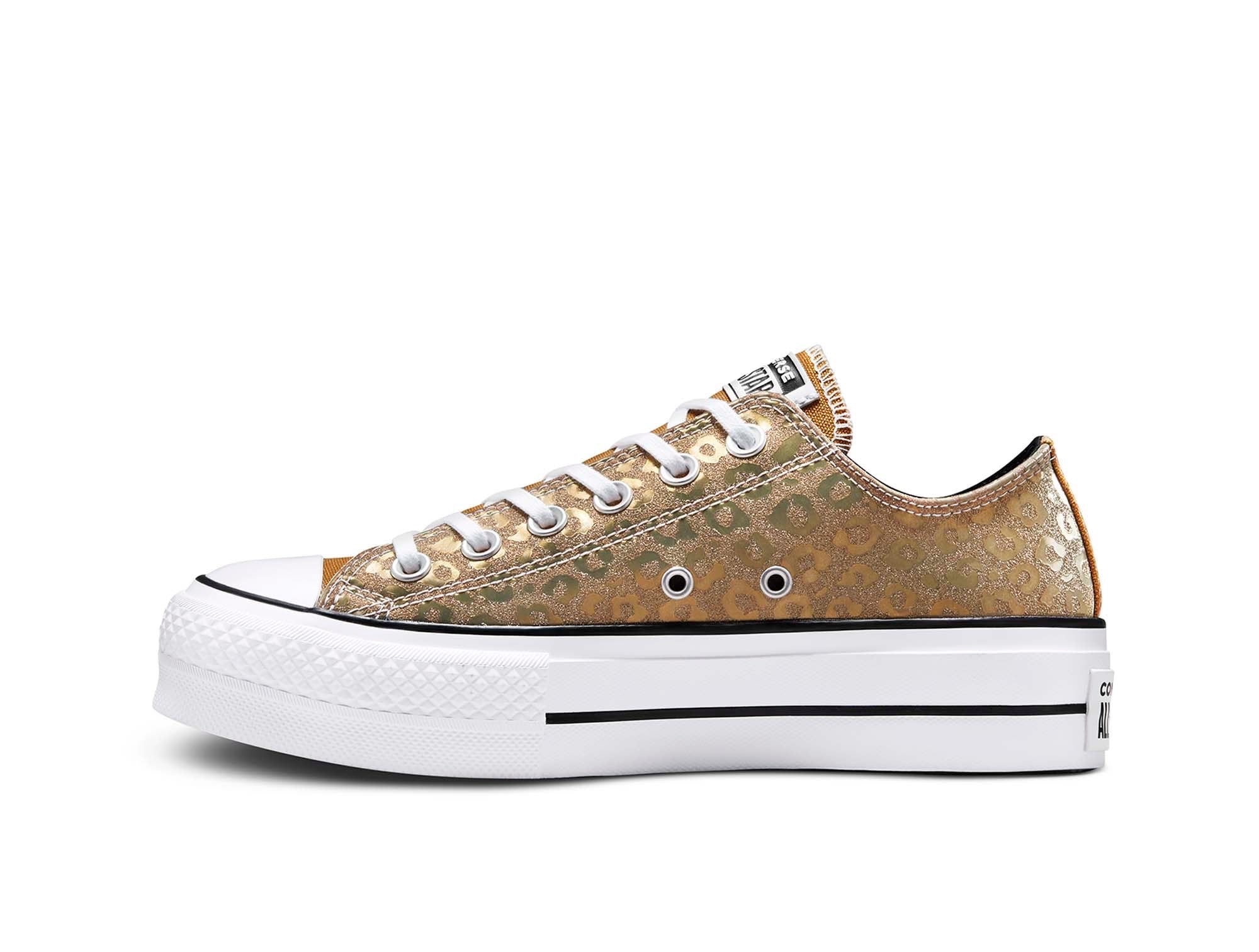 Zapatilla Converse Chuck Taylor Lift Mujer Dorado