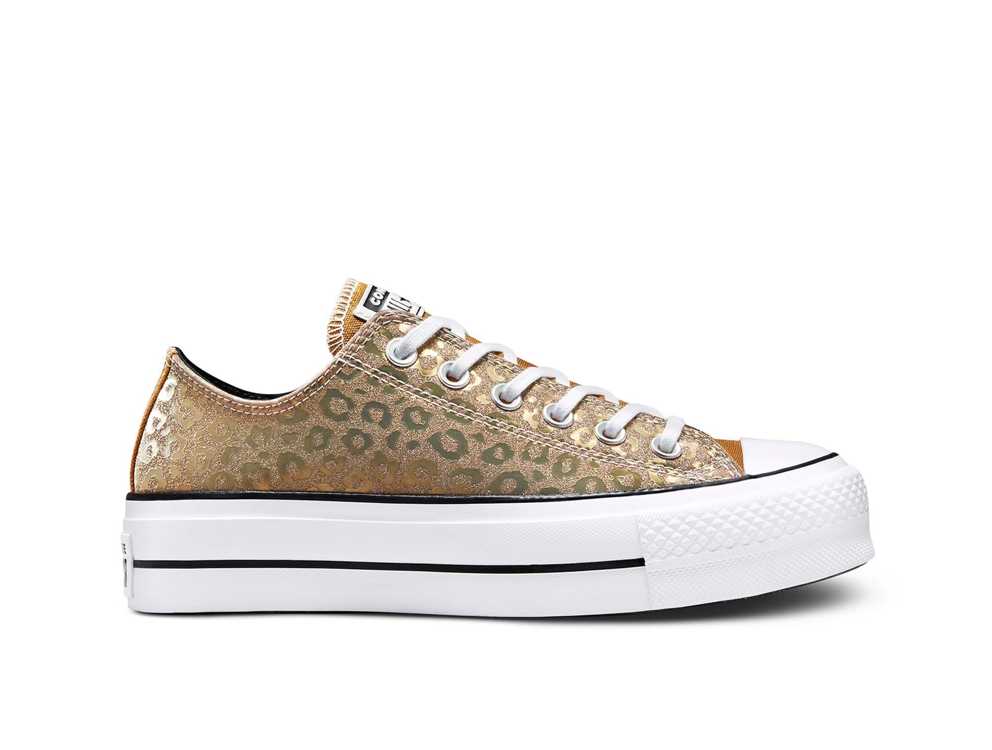 Zapatilla Converse Chuck Taylor Lift Mujer Dorado