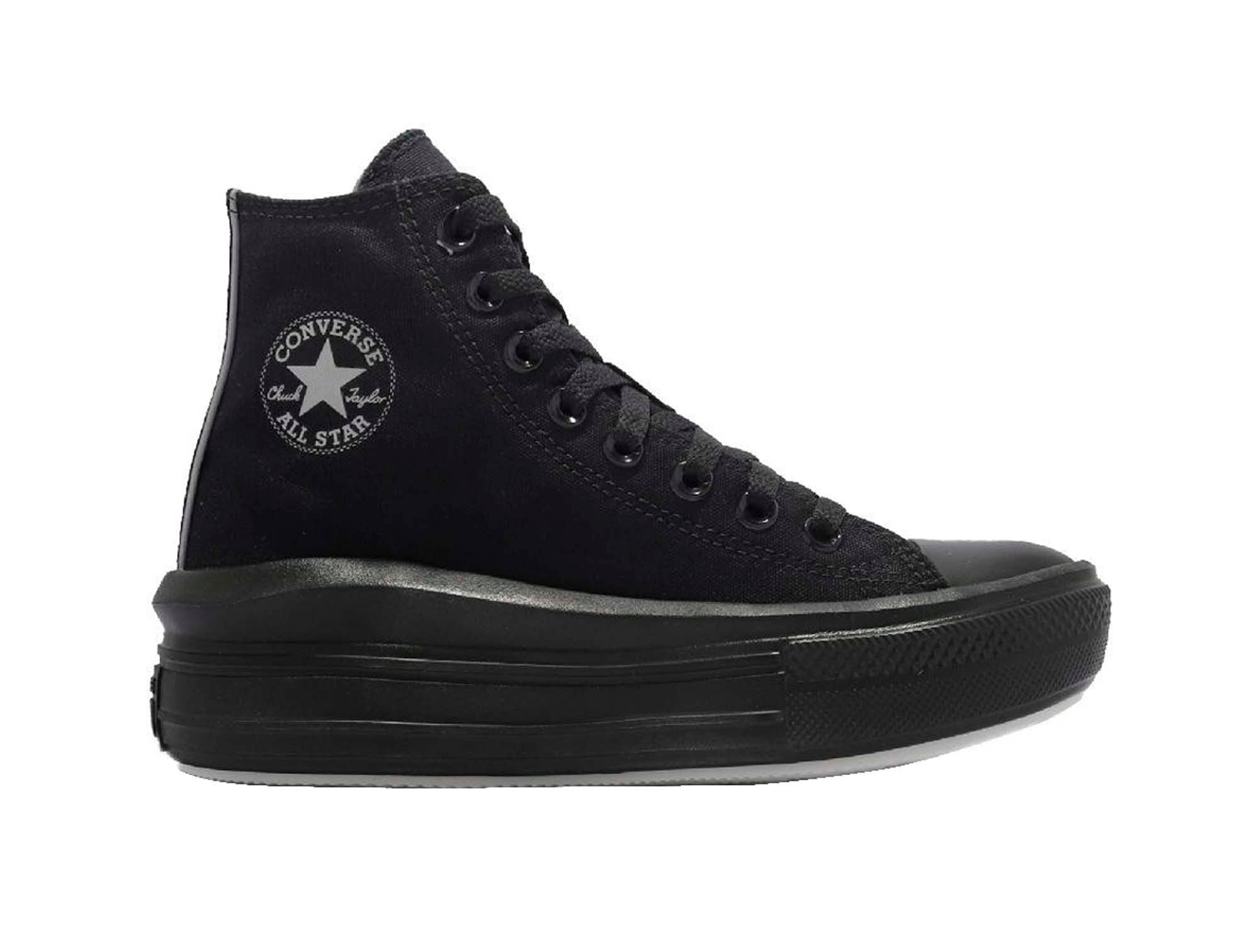 Zapatilla Converse Chuck Taylor Move Hi Mujer Negro