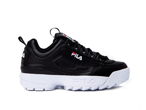 Zapatilla Fila Disruptor II Premium Mujer Negro Real Kicks