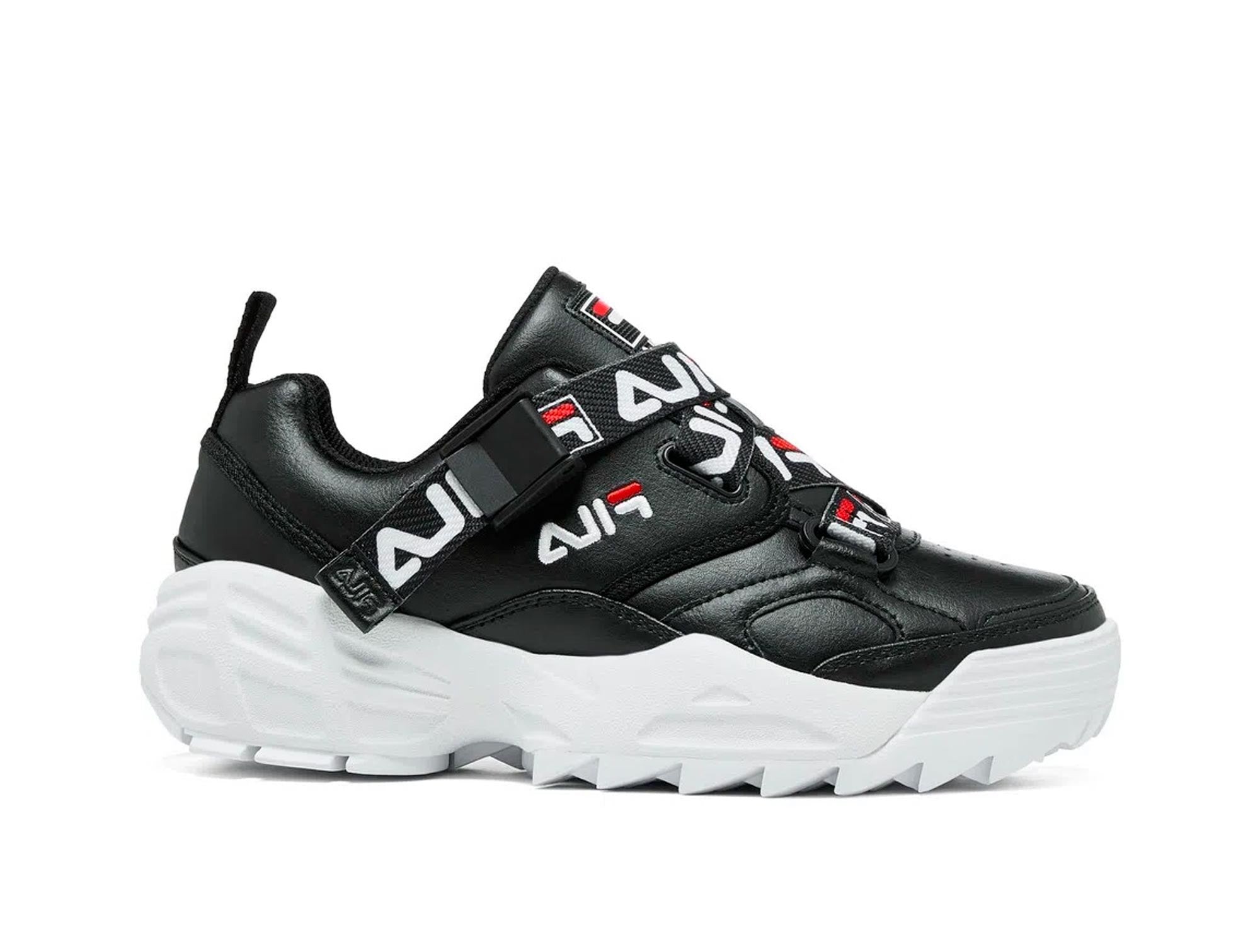 Zapatilla Fila Fast Charge Mujer Negro Real Kicks