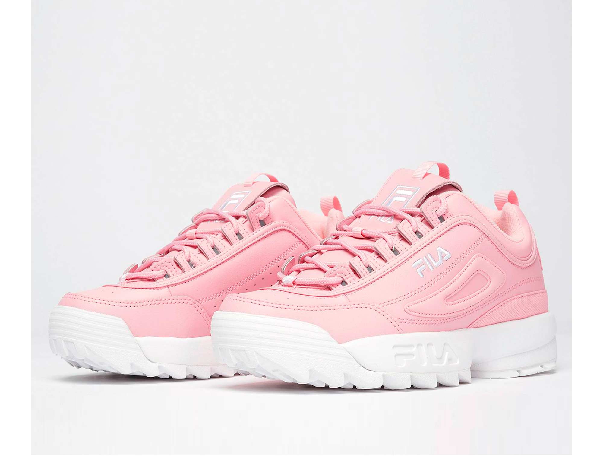 Zapatilla Fila Disruptor Ii Premium Mujer Rosado