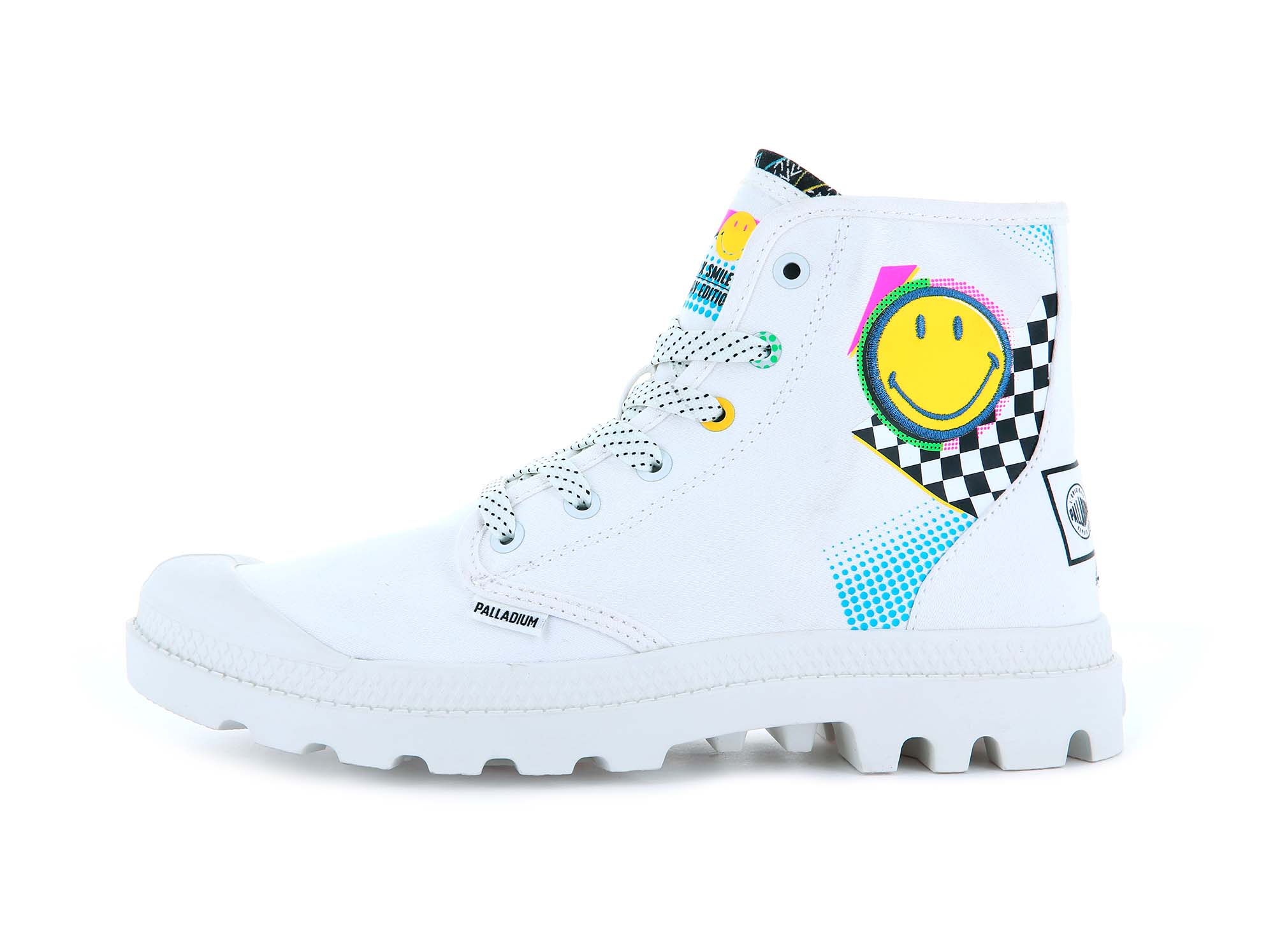 Zapatilla Palladium Pampa Smile 1970 Unisex Blanco