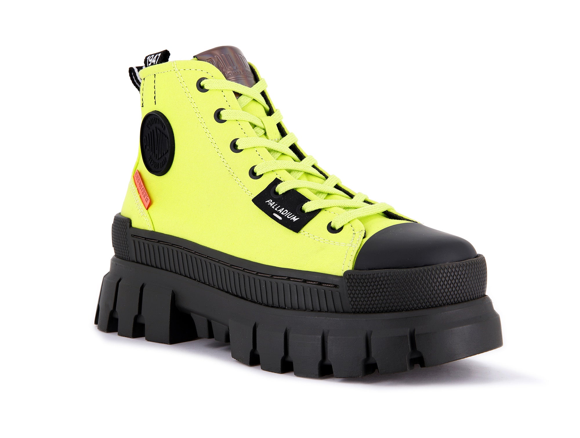 Zapatilla Palladium Revolt Hi Tx Mujer Amarillo