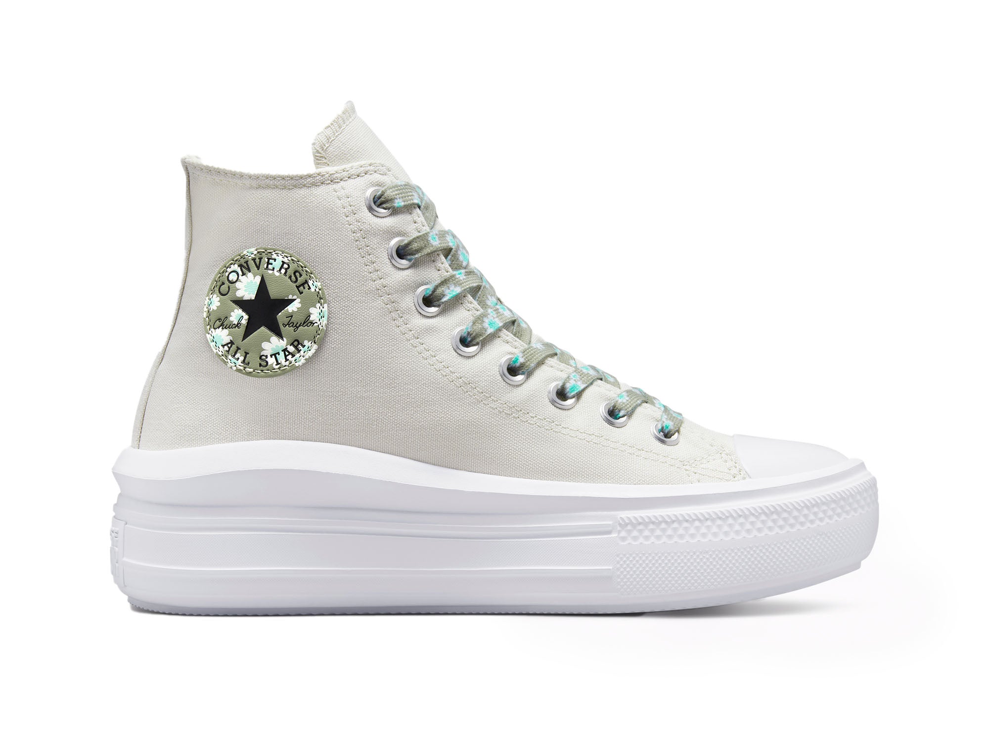 Zapatilla Converse Chuck Taylor Move Hi (Desert Rave) Mujer Blanco