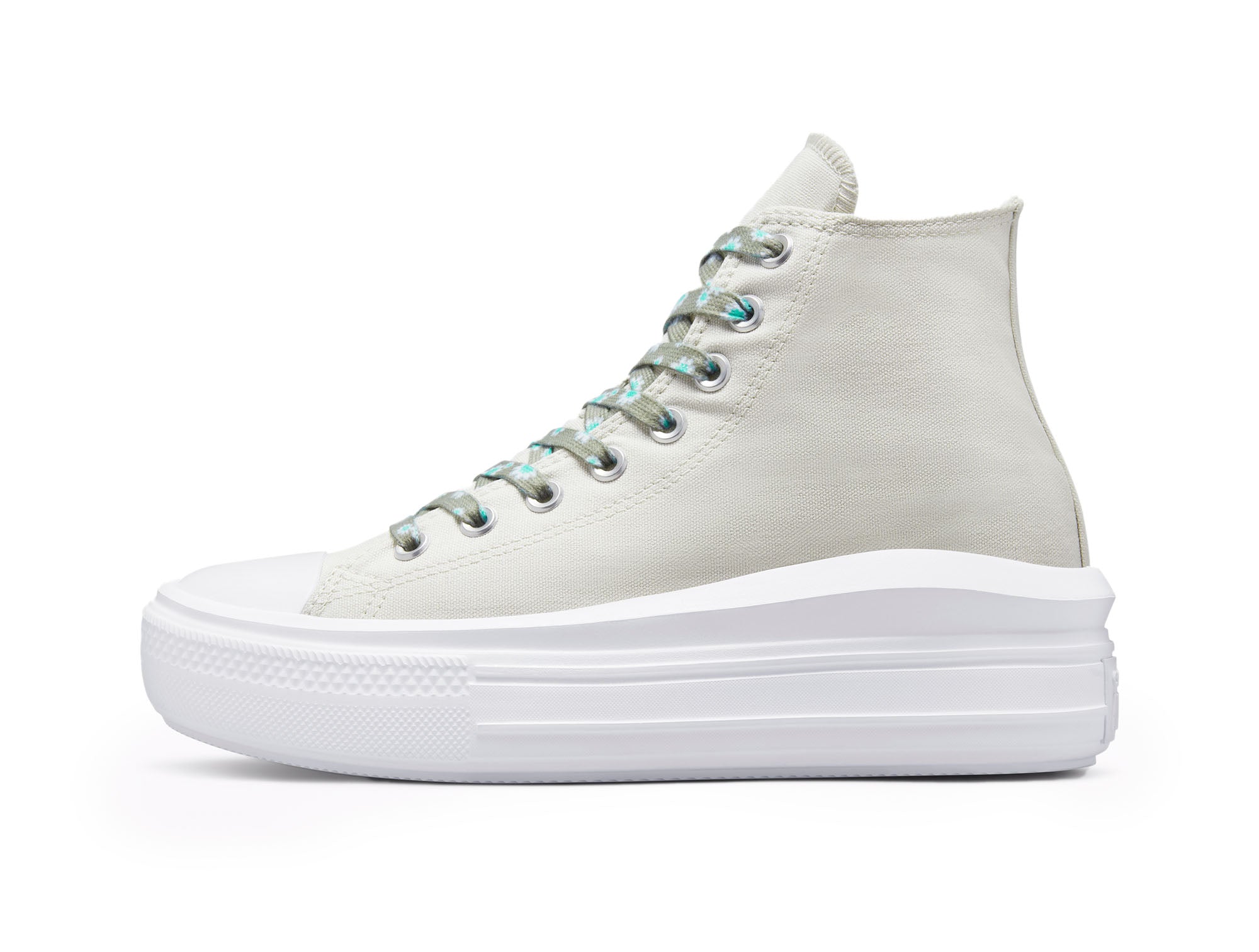 Zapatilla Converse Chuck Taylor Move Hi (Desert Rave) Mujer Blanco