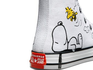 Zapatilla Converse Chuck Taylor Hi Peanuts Unisex Blanco