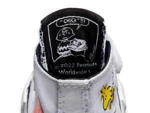 Zapatilla Converse Chuck Taylor Hi Peanuts Unisex Blanco