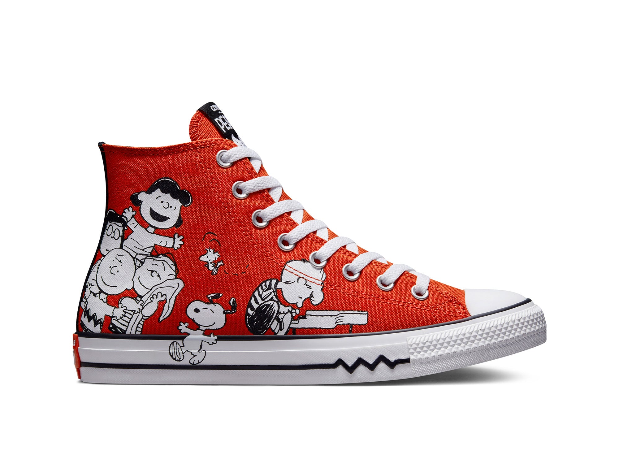 Zapatilla Converse Chuck Taylor Hi Peanuts Unisex Rojo