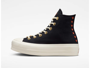 Zapatilla Converse Chuck Taylor Plataforma Mujer Negro