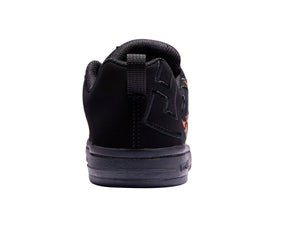 Zapatilla DC Court Graffik Flame Junior Negro