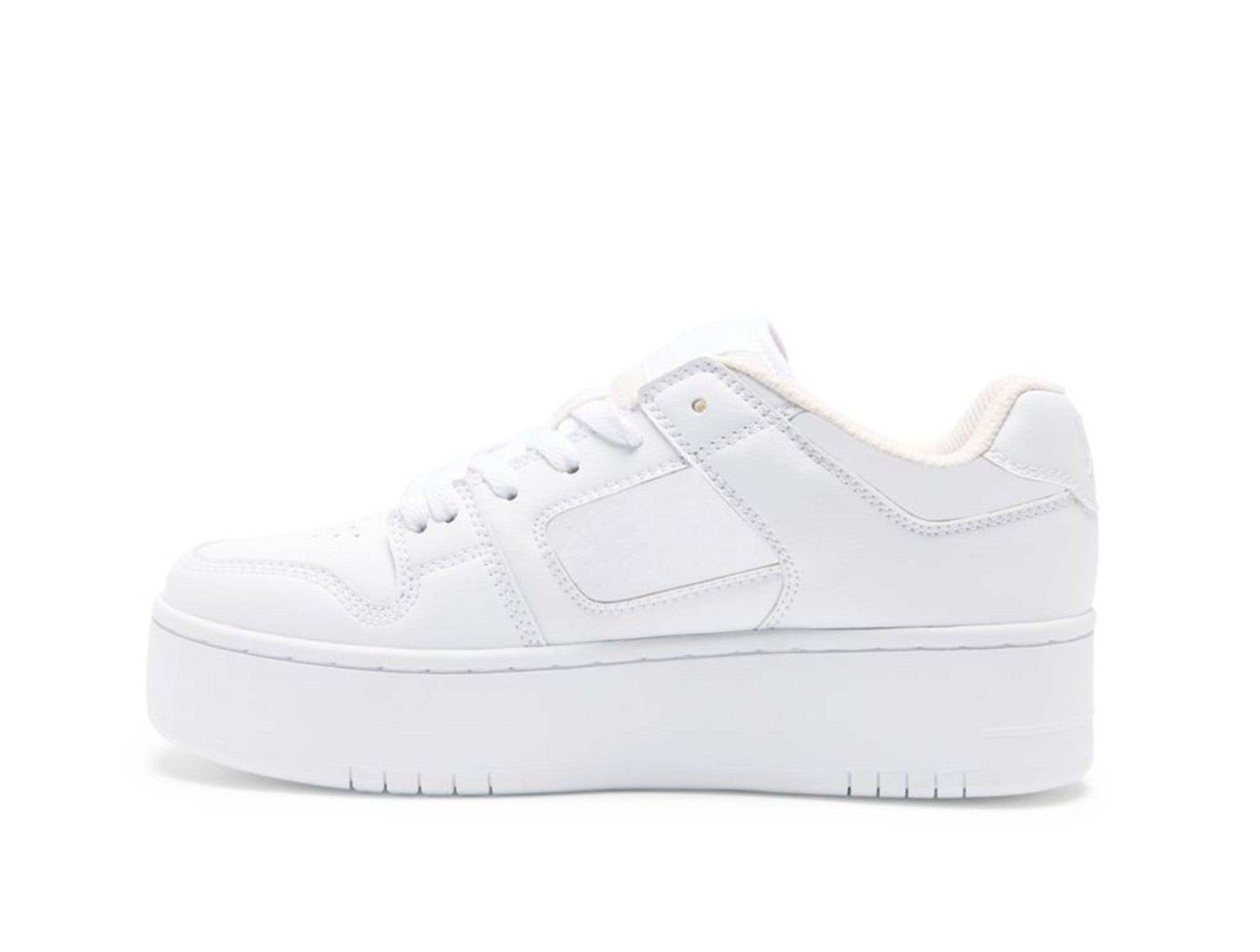 Zapatilla Dc Manteca 4 Plataforma Mujer Mono Blanco