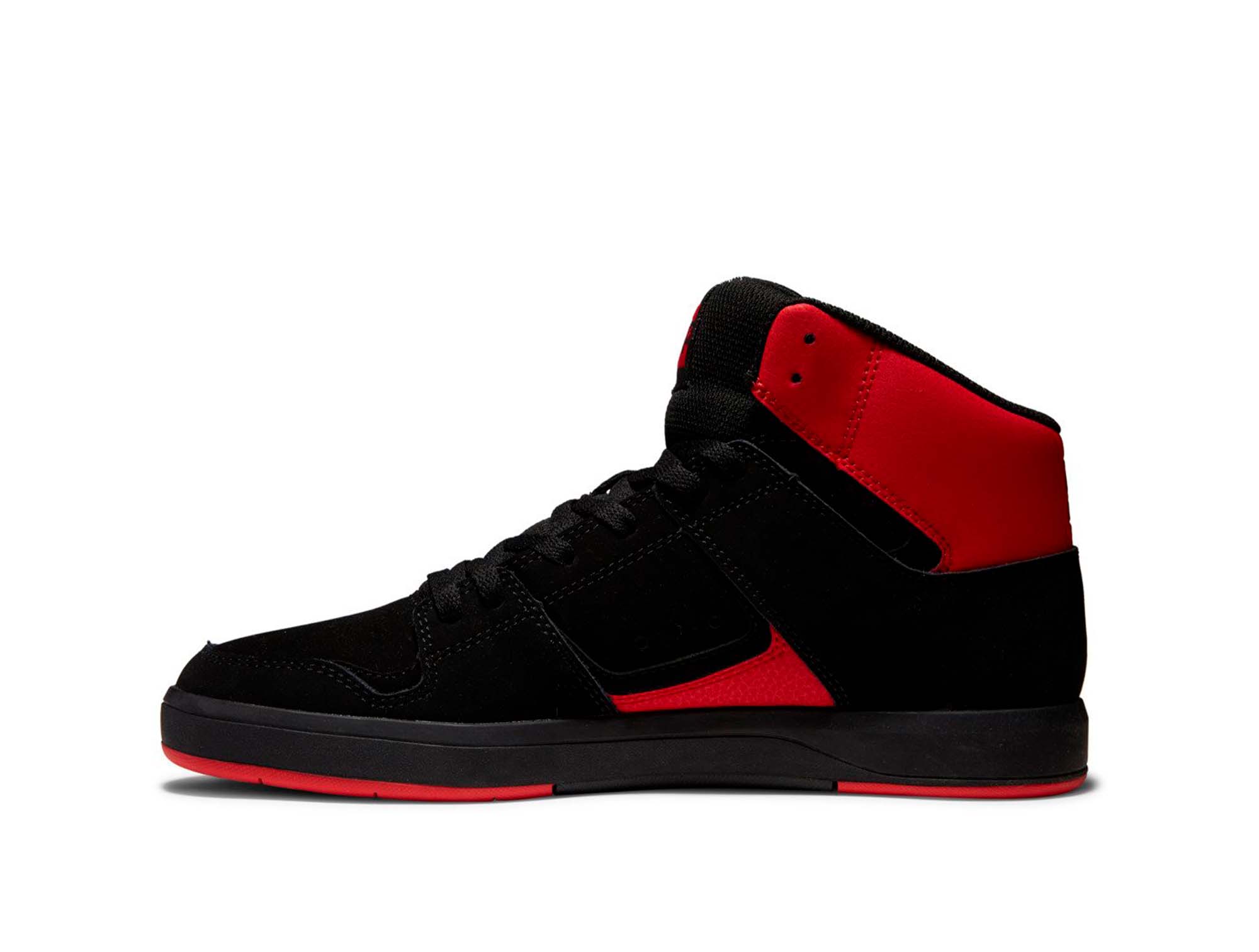 Zapatilla DC Cure Hi Top Hombre Negro Rojo