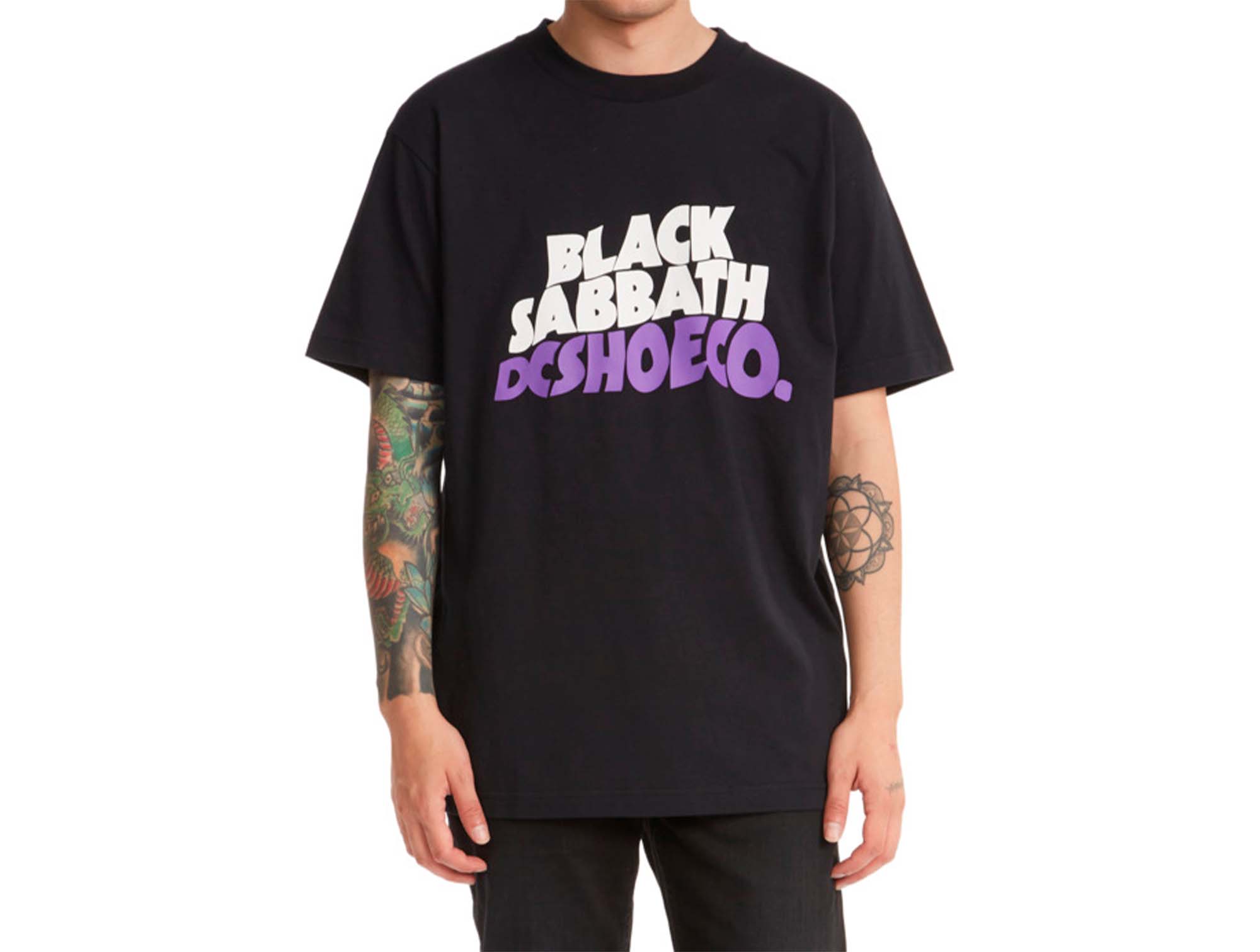 Polera DC Black Sabbath Hombre Negro