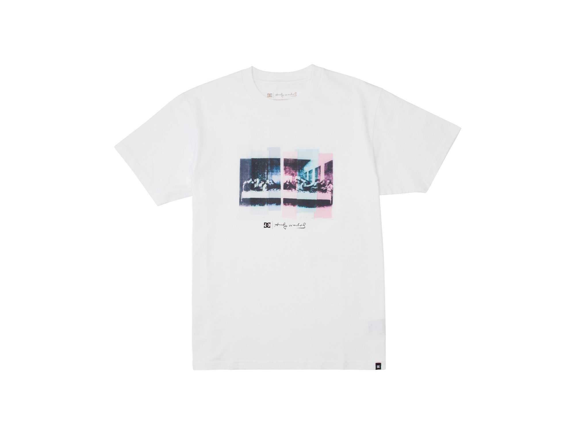 Polera DC Last Sup Andy Warhol Hombre Blanco