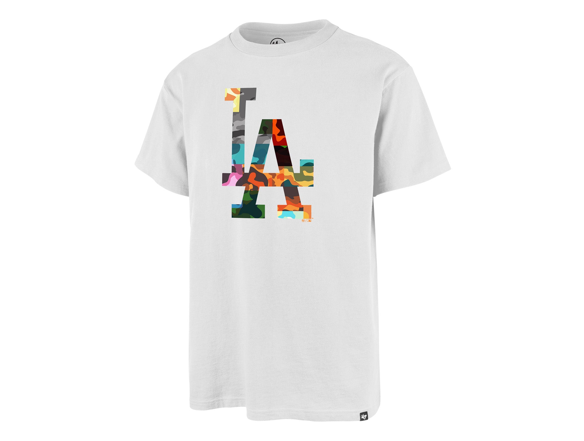 Polera 47 Los Angeles Dodgers Hombre Blanco