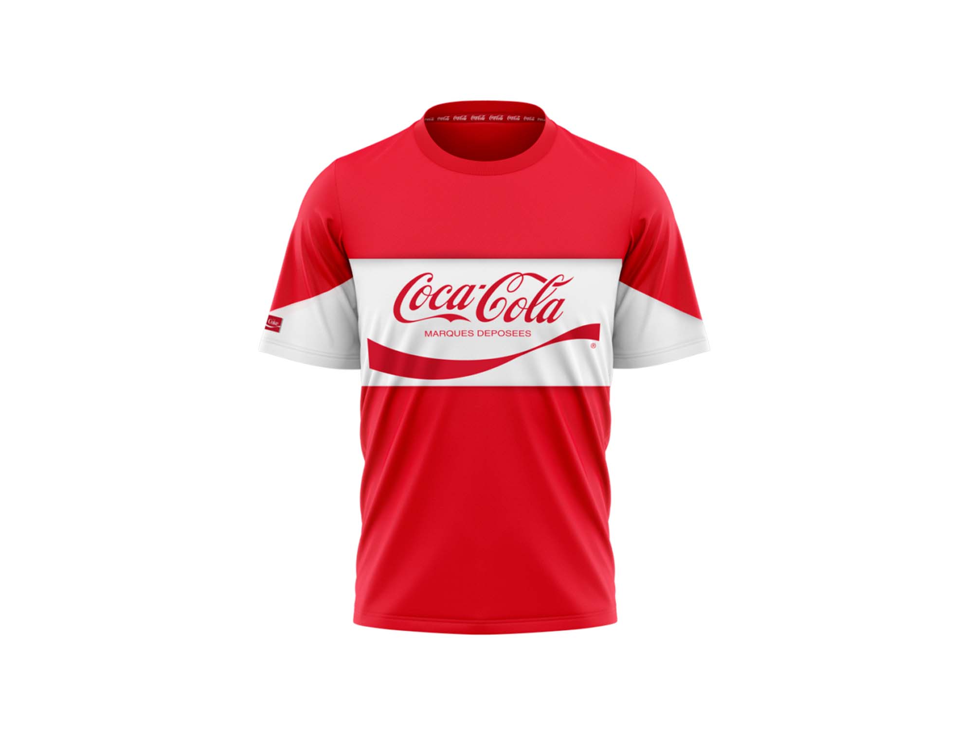 Polera Coca-Cola Hombre Rojo