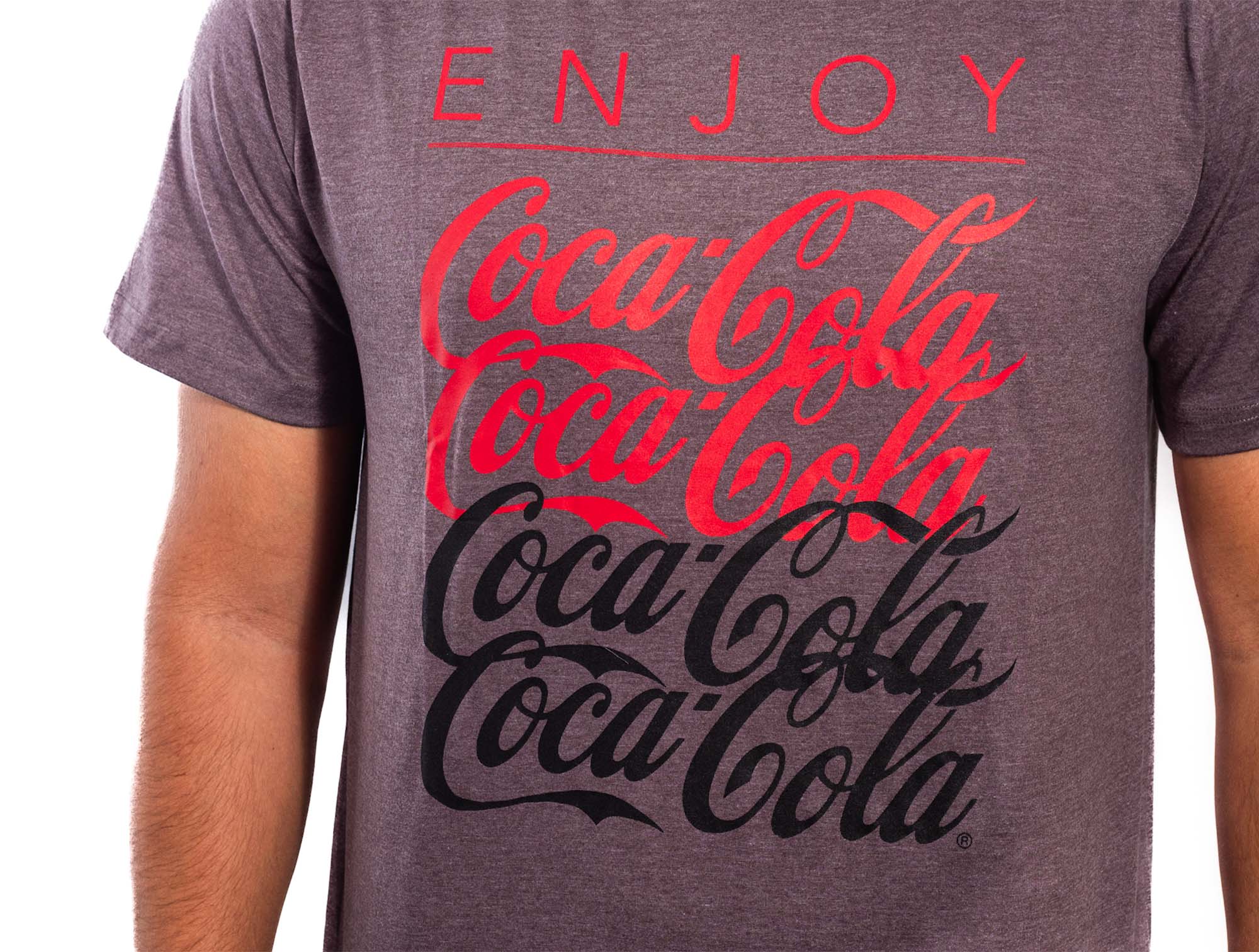 Polera Coca-Cola Hombre Gris