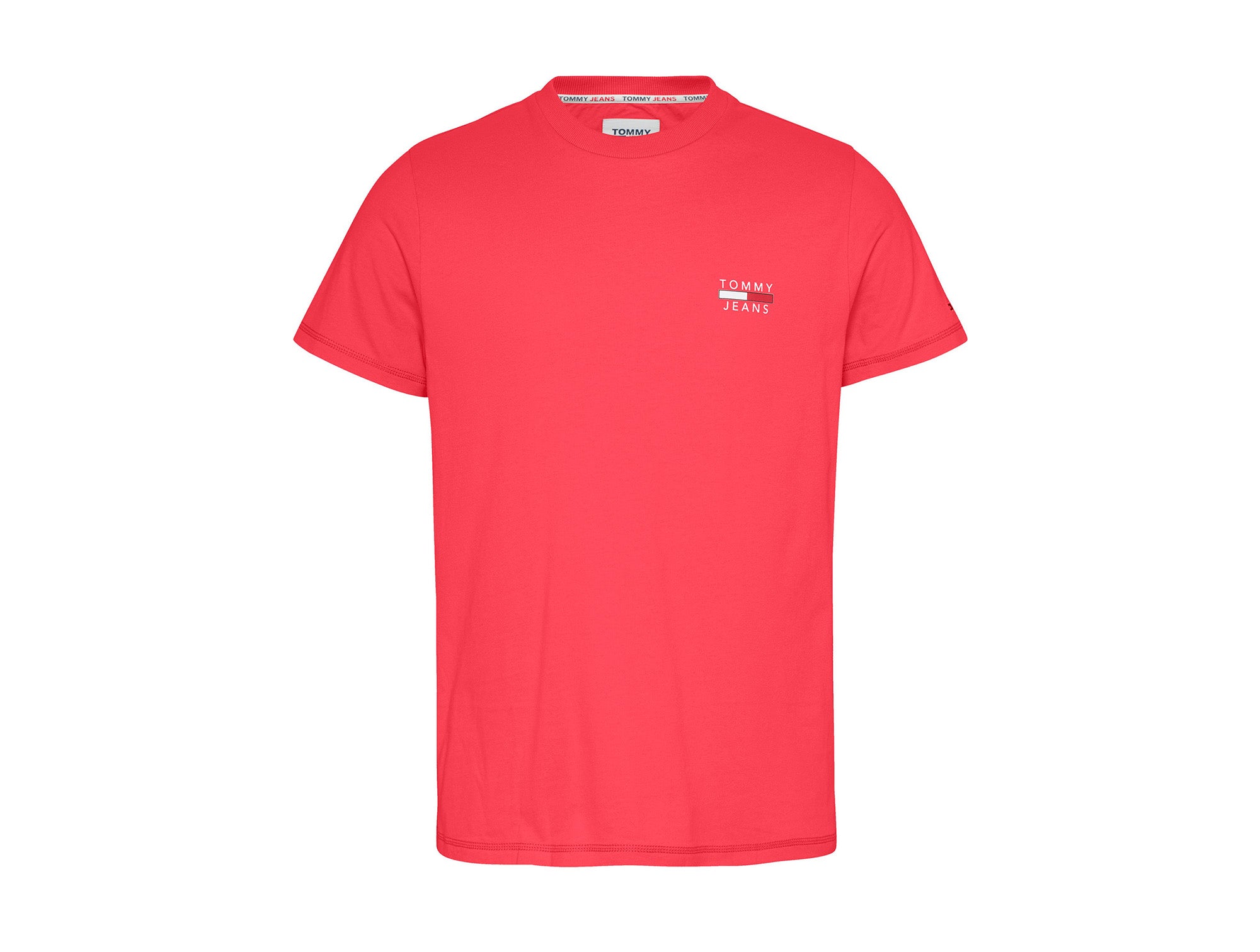 Polera Mc Tommy Chest Logo Hombre Rojo