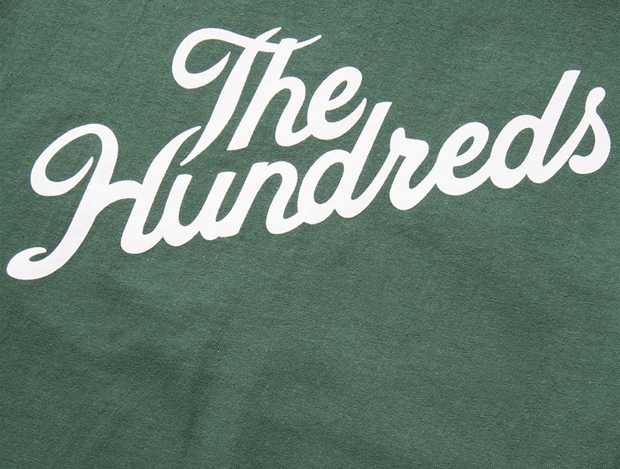 Polera The Hundreds Forever Slant Logo Hombre Verde