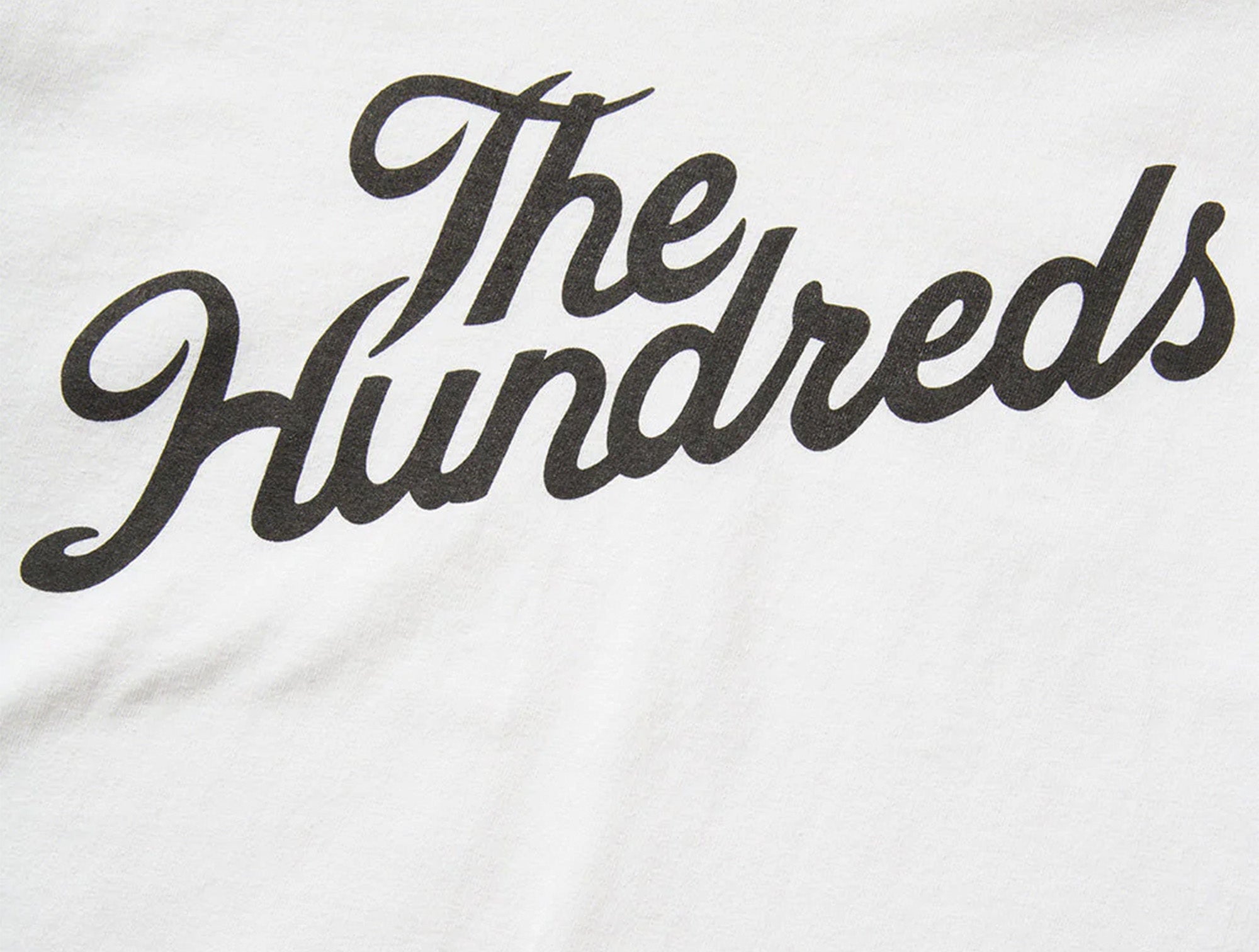 Polera The Hundreds Forever Slant Logo Hombre Blanco