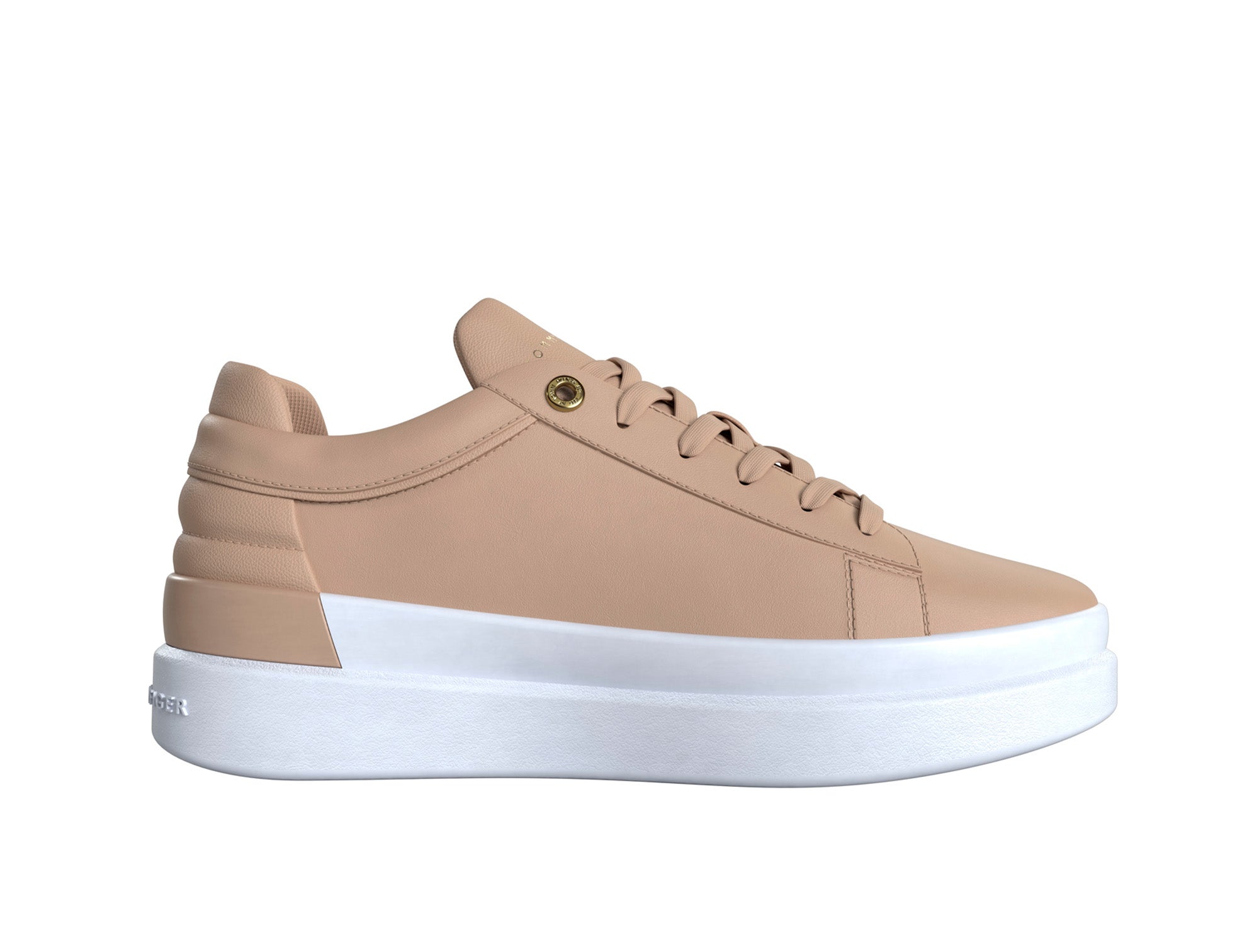 Zapatilla Tommy Feminine Elevated Mujer Beige