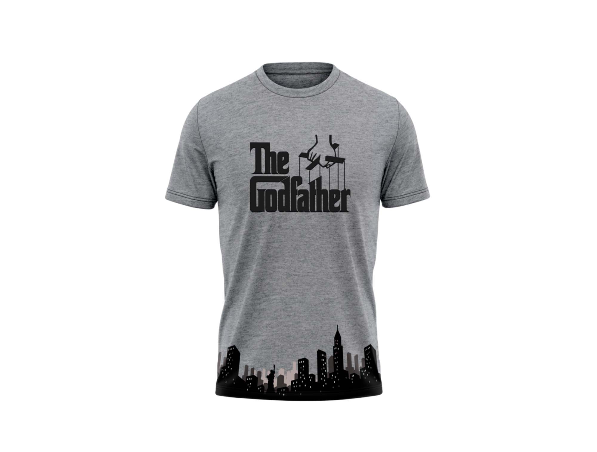 Polera The Godfather Hombre Gris