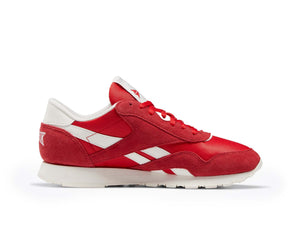 Zapatilla Reebok Cl Nylon Mujer Rojo