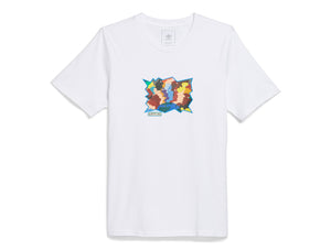 Polera Mc Adidas Artist G Hombre Blanco