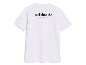 Polera Mc Adidas 4.0 Logo Hombre Blanco