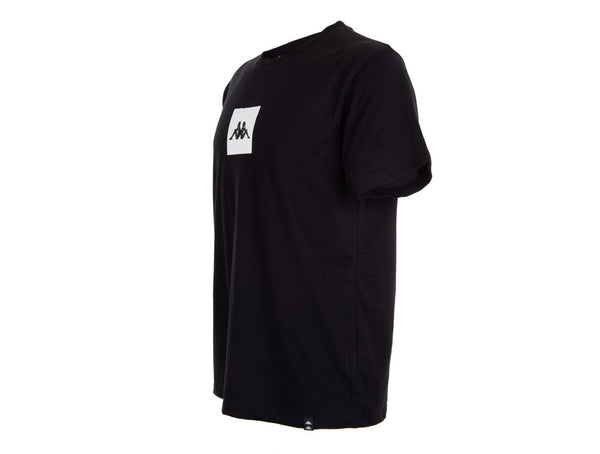 Polera Kappa Hombre Negro Real Kicks