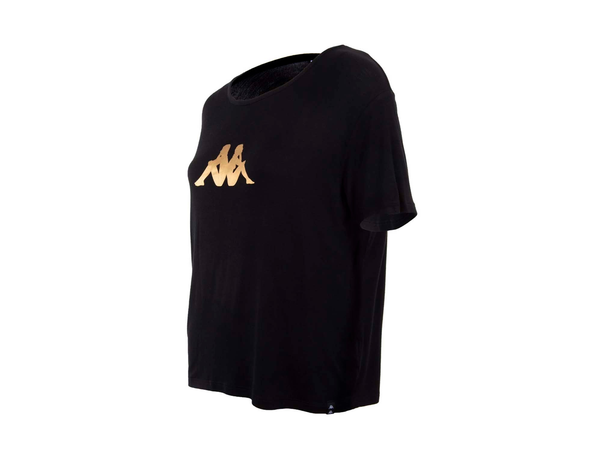 Polera Kappa Mc Mujer Negro